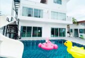 พูลวิลล่า 7ห้องนอน ใกล้ทะเลหาดแม่รำพึง ระยอง